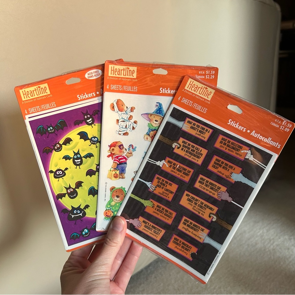 Vintage Halloween Stickers